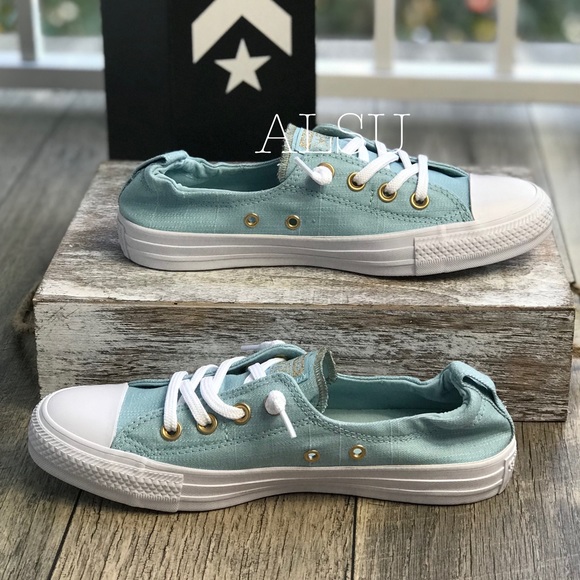 NWT Converse Ctas Shoreline OX Ocean Bliss W AUTHE - Picture 3 of 8